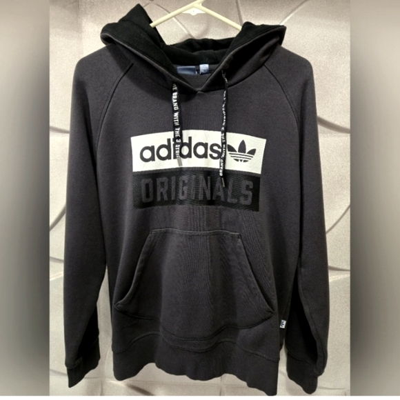 Adidas Women's Joggers Black/White Size Small Adidas Originals Hoodie - Picture 3 of 4